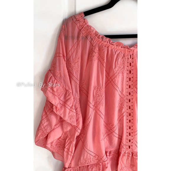 ODD MOLLY Clever Heart Flouncy Blouse in Soft Raspberry Pink - Size M - NWT! - Picture 7 of 16